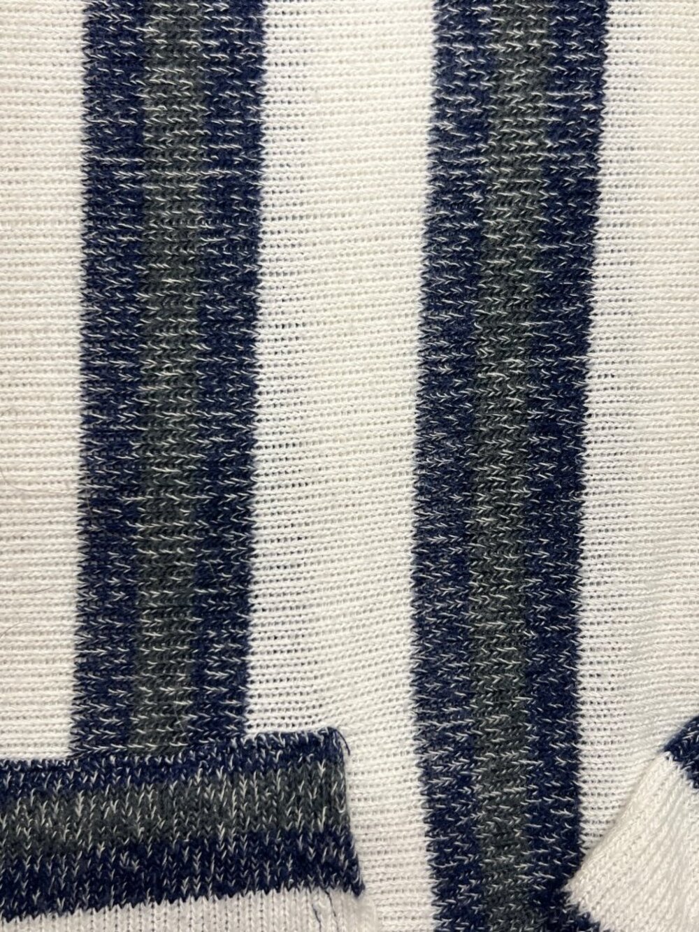 Paper Crane Striped Lightweight Hoodie Knit Small Coastal Beach Casual - Picture 5 of 8